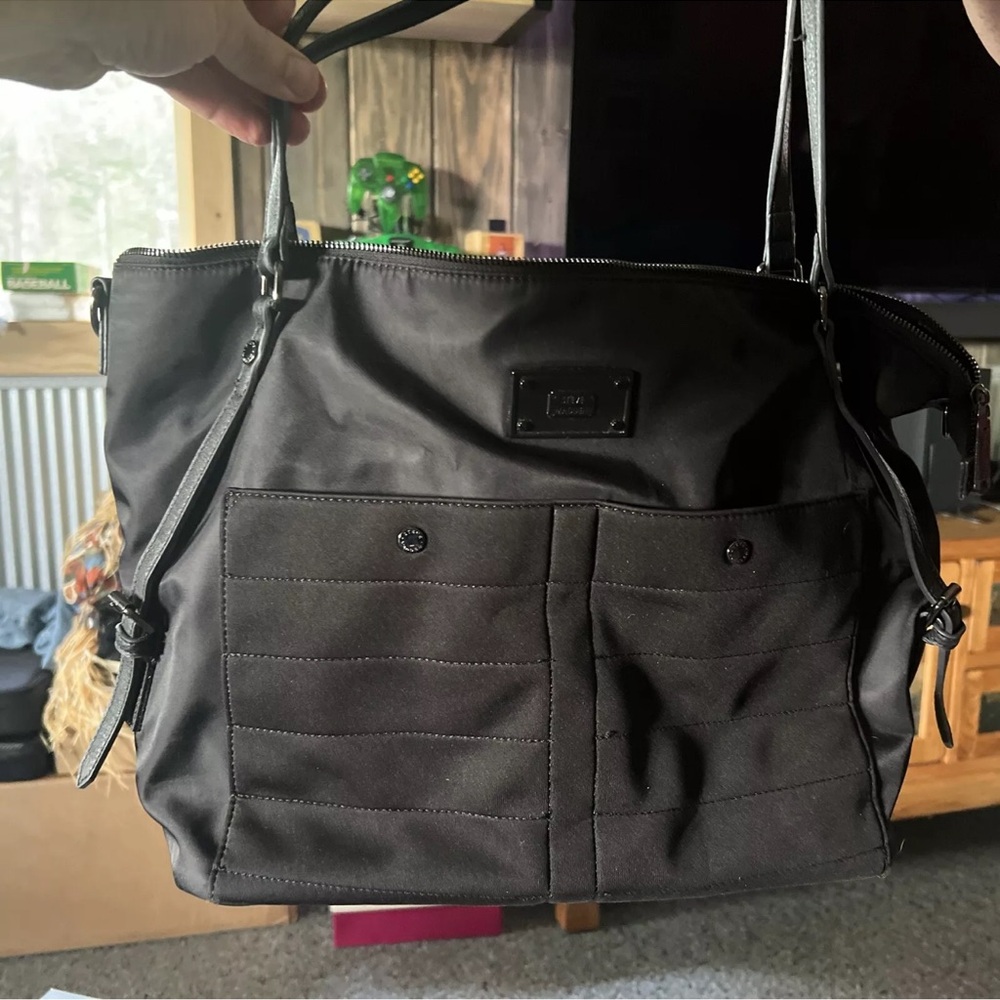 Steve Madden Black Travel Bag with Sleek Design